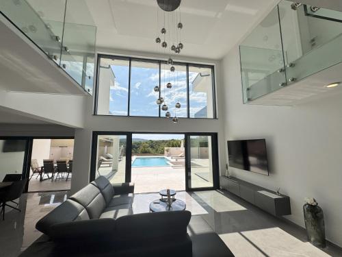 Közös társalgó / TV, Villa Lustria in Strmac