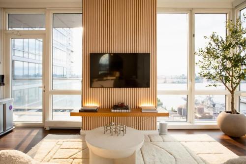 Modern Designer Stunning Hudson Views Corner Unit, New York (Foto 2)