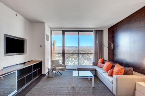 Palms Place 51st floor with Strip views and Balcony, Las Vegas (fotografie 9)