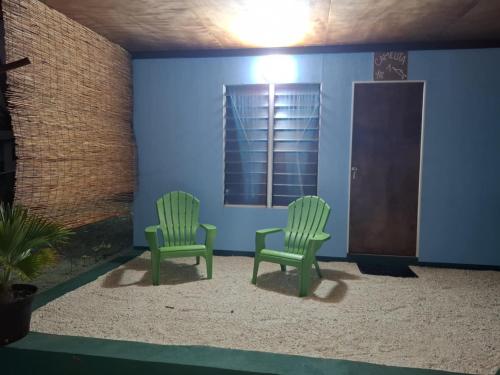 balkon/terras, Xavier Rangiroa Lodge in Rangiroa