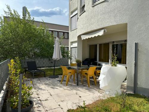 陽台/露台, Miracle House 160qm Terrasse, Parkplatz & Internet 100mBit -SELF CHECK IN- in 利安貝格