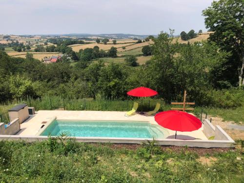 Peldbaseins, Camping le Faulion in Cuzy