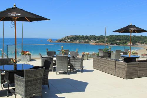 balkon/taras, Biarritz Hotel in Saint Brelade