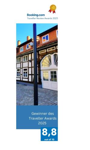 Große 78 qm Altstadt Wohnung 'FACHWERK & FLAIR' Familien- Geschäftsreisende, Monteurswohnung, Innenstadtlage, ruhig, modern, 900 m Bahnhof, 24 Std Check-in, WLAN, Küche, 5 Personen, öffentlicher Parkplatz direkt neben dem Haus in Herford, Deutschland