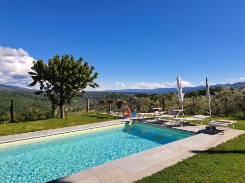 Басейн, La Favilletta Casa Vacanze in Ріньяно Сульарно