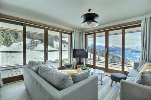ARC 1600, LE RIDGE, Appartement 10 personnes Vue Montagne - ski aux pieds - Sauna, Hammam, Piscine, Лез-Арк-1600 (фото 9)