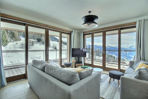 ARC 1600, LE RIDGE, Appartement 10 personnes Vue Montagne - ski aux pieds - Sauna, Hammam, Piscine, Лез-Арк-1600 (фото 2)