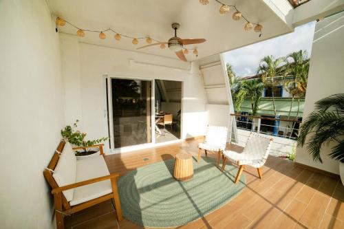 Terrazzo/balcone, Elegant chalet 2 minutes from the beach Ideal families in Salitran