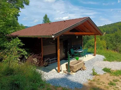 Berghütte mit Privatem Naturschwimmteich in Laimbach am Ostrong, Österreich