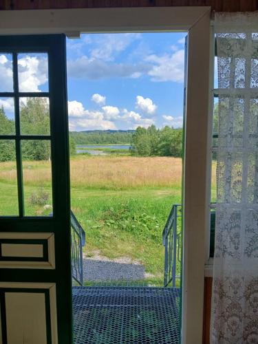 Traditional Swedish loghouse in Hagfors