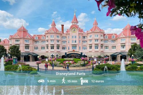 Le Rangiroa, 4 people, 5 min to Disneyland Paris near Disneyland Paris