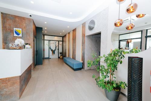 大厅, Hotel GOLD JET Bihać (Hotel GOLD JET Bihac) in 比哈奇