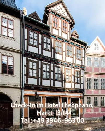 Theophano´s Appartements im Kornmarkt in Quedlinburg, Deutschland