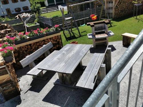 Erkély/terasz, Ferienwohnung Stablblick - Lechtal in Häselgehr