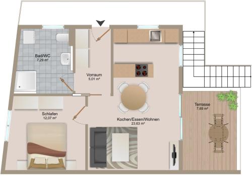 Kolibri Apartment in Elsbethen