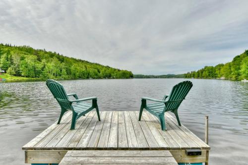 Bord de lac - Chalet du Bonheur in Amherst (QC)