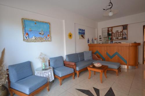 Lobby, Kochyli Studios in Pelekanos