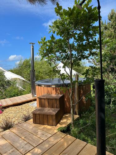 Hot tub, Agger Glamping - Lyngheden in Agger