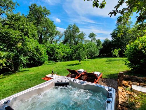 Jardin des Sens in Chailly-sur-Armancon (Bourgogne)