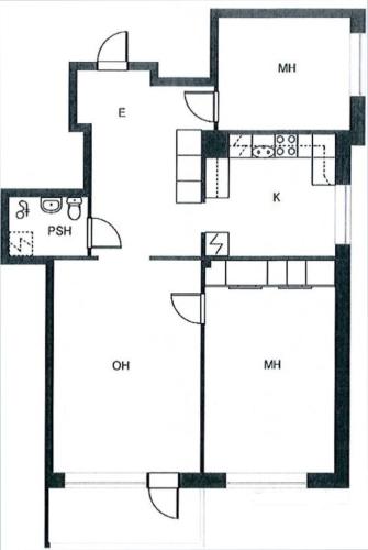 Satamakatu 3h, k in Rauma City Center