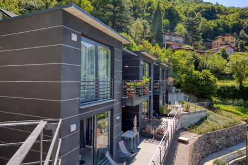Panorama Como Lake in Nesso