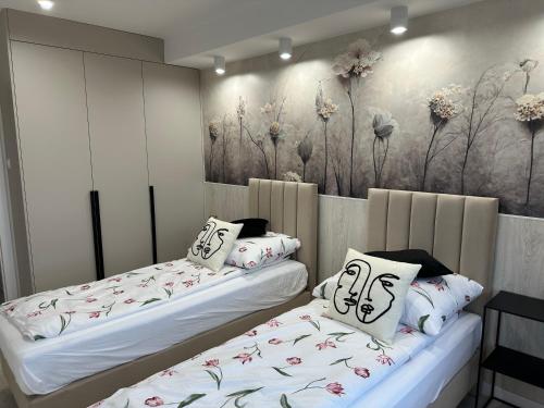 Nowy apartament z dwoma sypialniami i garażem