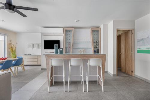 Large and modern apartment with private terrace, Cancún (Foto 4)