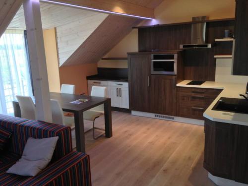 ห้องครัว, Lake View Apartments at Golf Resort Kunětická Hora, Dříteč (Lake View Apartments at Golf Resort Kuneticka Hora, Dritec) in ดรีเตช