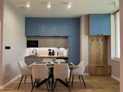 virtuve, Mazurska Odsapka Apartamenty in Nakomiady