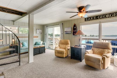 Lake George Cottage with Dock Fire Pit and Kayaks - image 9
