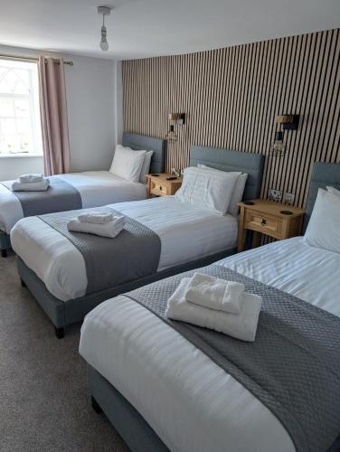 3 twin beds