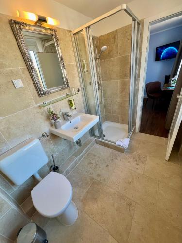 1 doppelbett oder 2 einzelbetten, dusche