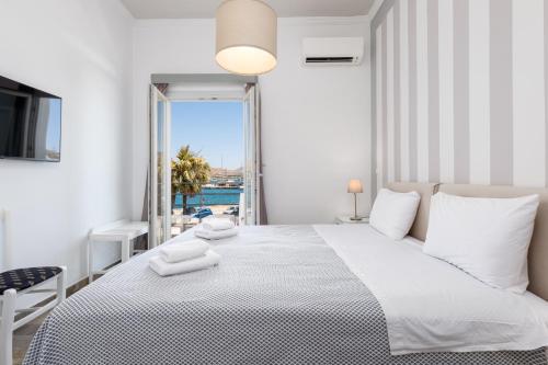 1 doppelbett oder 2 einzelbetten, meerblick