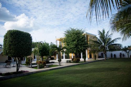 Uitzicht, Hotel Hacienda de Izamal in Guadalupe