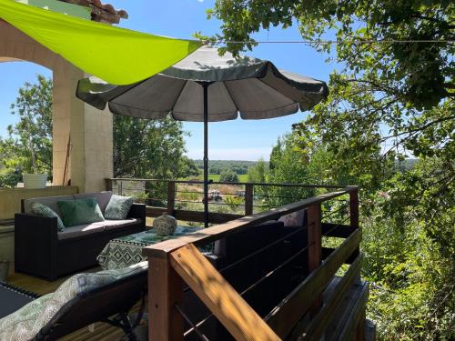 Suite privee pres d'Uzes in Pougnadoresse