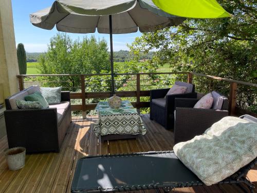 Suite privee pres d'Uzes in Pougnadoresse