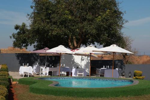 Utsikt, The White House Lodge in Lobamba