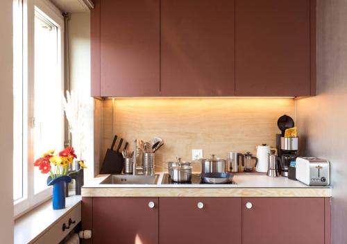 Studio Silver - Central City - Free Parking in Basel, Schweiz