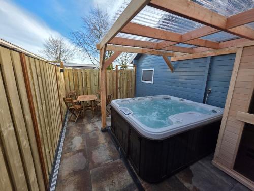 leuke gezellige blokhut in Boerhaavewijk