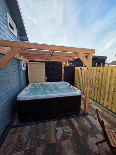 leuke gezellige blokhut in Boerhaavewijk