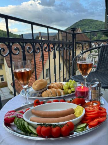 ระเบียง/ชานเรือน, โรงแรมคูลล์ ฟอน ชมิดส์เฟลเดิน (Kull Von Schmidsfelden Hotel) in บาด เฮร์เรนาลบ์