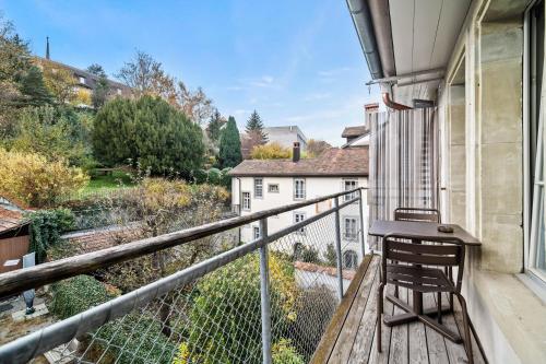 陽台/露台, Hine Adon Fribourg City Hotel Self checkin in 夫里堡市中心