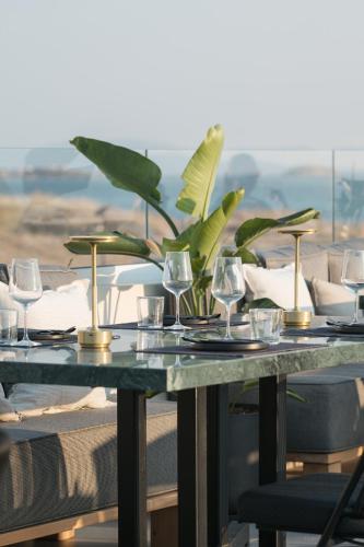 مطعم, Sundunes Hotel Naxos in Plaka Beach