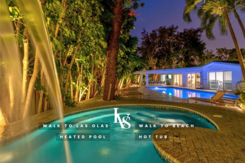 Cascada-Luxe Resort Heated Pool HotTub Wlk 2 Beach, Broward