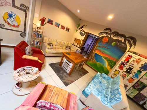 Vue extérieure, Stray Cat Hostel in San José