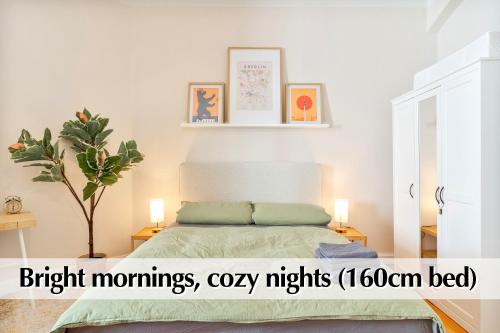 Calm City Escape - 75m2 Central Berlin Altbau-Apartment, 2BR, Smart-TV, Garden, Berlín (foto 11)