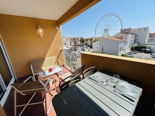 Appartement 2 couchages CT120-1063 CAP D'AGDE