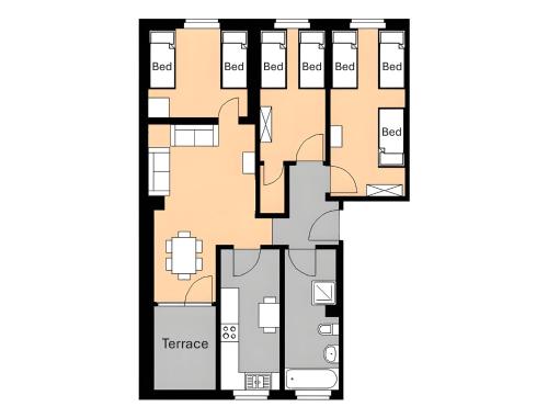 M M Central Apartments Gruppen, Handwerker und Monteure Budget, Berlin (photo 7)