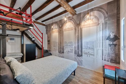 1 queen bed, 1 double bed, 1 sofa bed