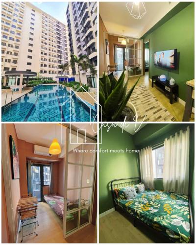 SPRING RESIDENCES - 2BR Condo near Airport with balcony and pool views, Manila